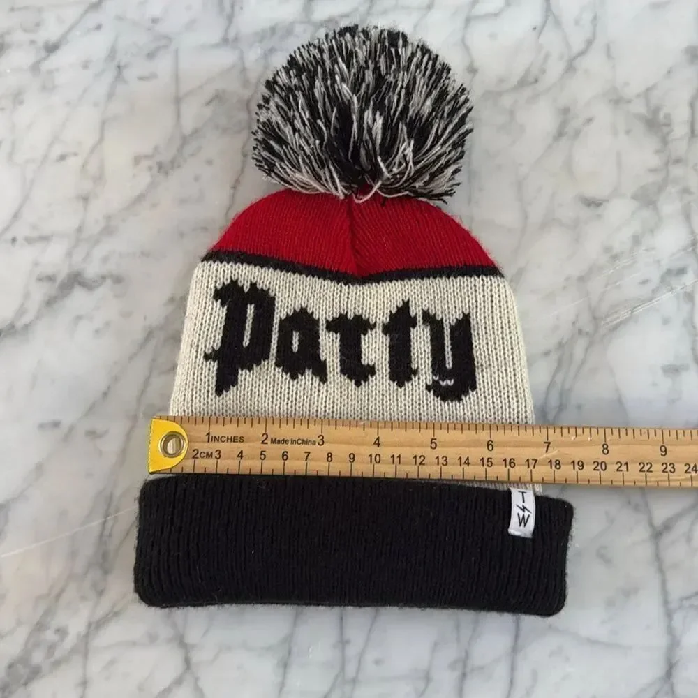 Tiny Whales Party Animal Beanie Toddler Fit HTF